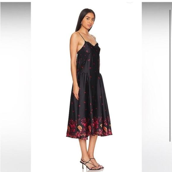 Free People On My Own Printed Maxi Dress Size Medium - Picture 1 of 13